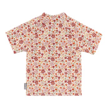 Bade-T-Shirt mit UV-Schutz Blumen