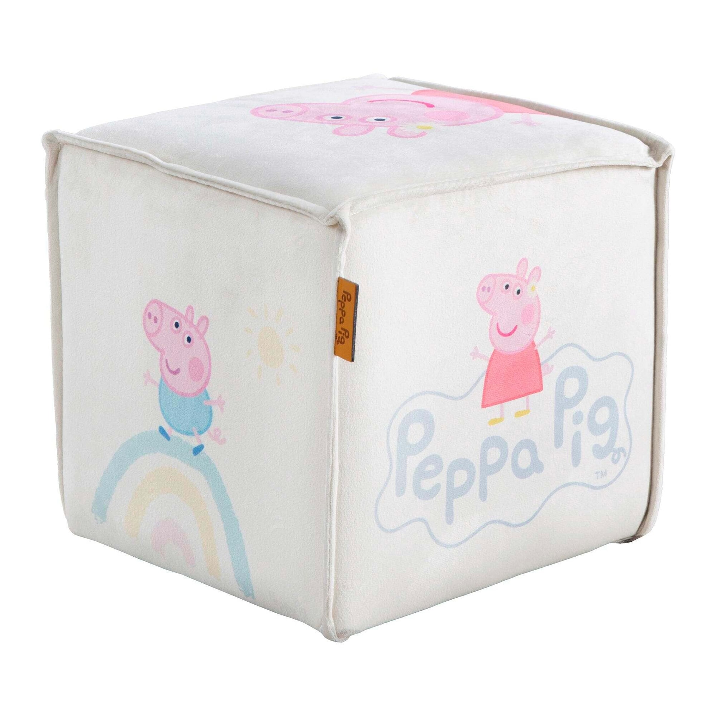 Roba Kinderhocker in Würfelform Peppa Pig