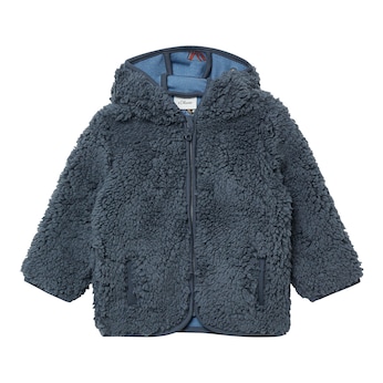 Plüschjacke Kapuze mit Ohren