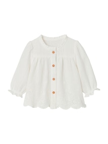 Bestickte Baby Bluse aus Musselin