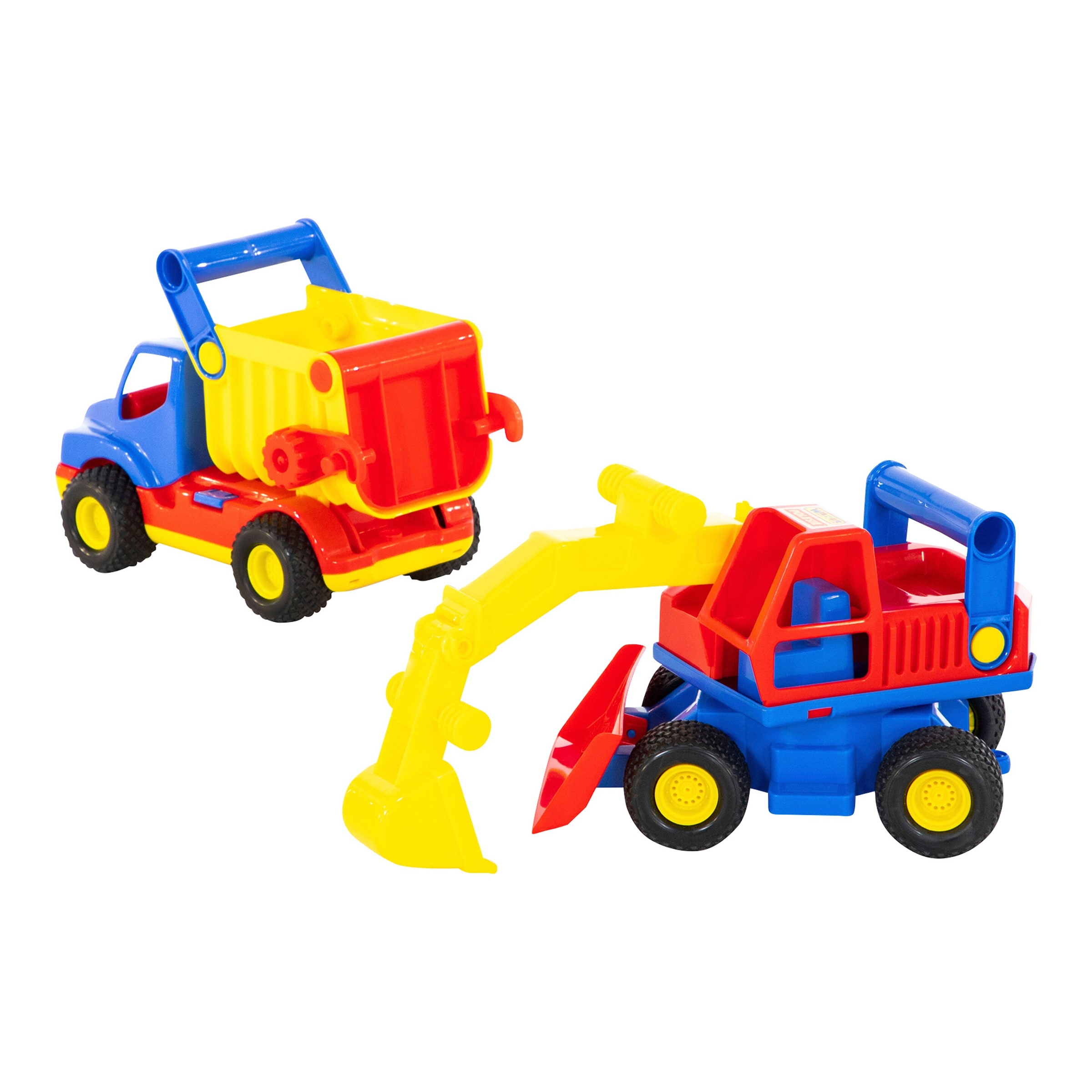 Wader ConsTruck Muldenkipper und Bagger sortiert
