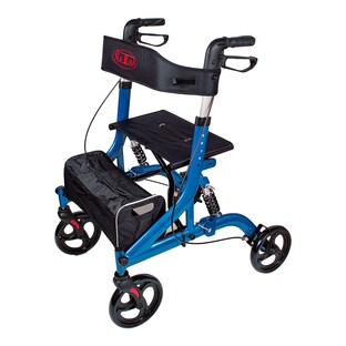 Aluminium lichtgewicht rollator met schokdempers - AT51035