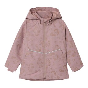 Windbreaker mit abnehmbarer Kapuze Glitzer-Einhörner