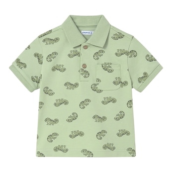 Polo-T-Shirt Chamäleon Piqué