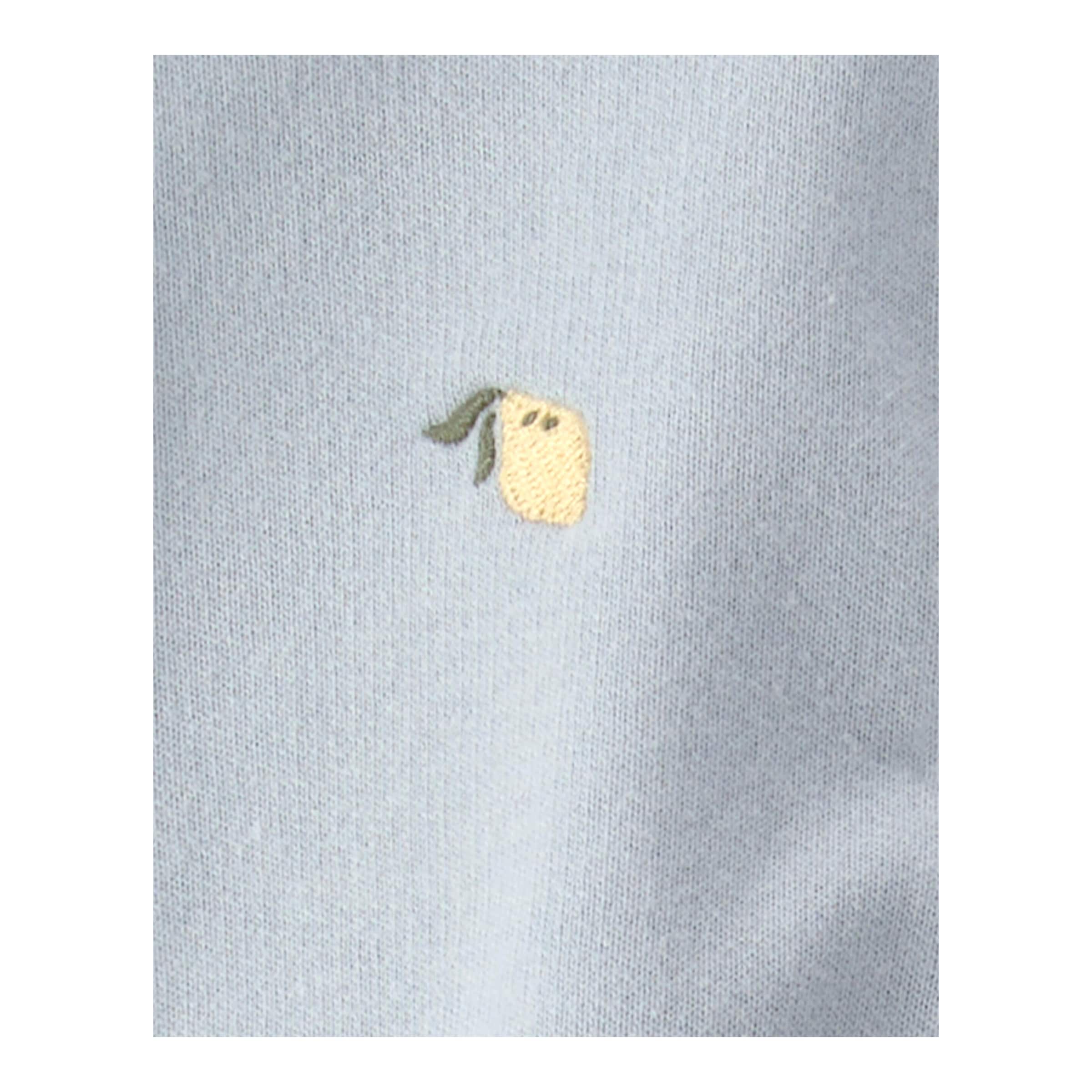 3-tlg. Set T-Shirt, Sweatjacke und Shorts Zitrone