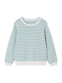 Mädchen Strickpullover mit Streifen