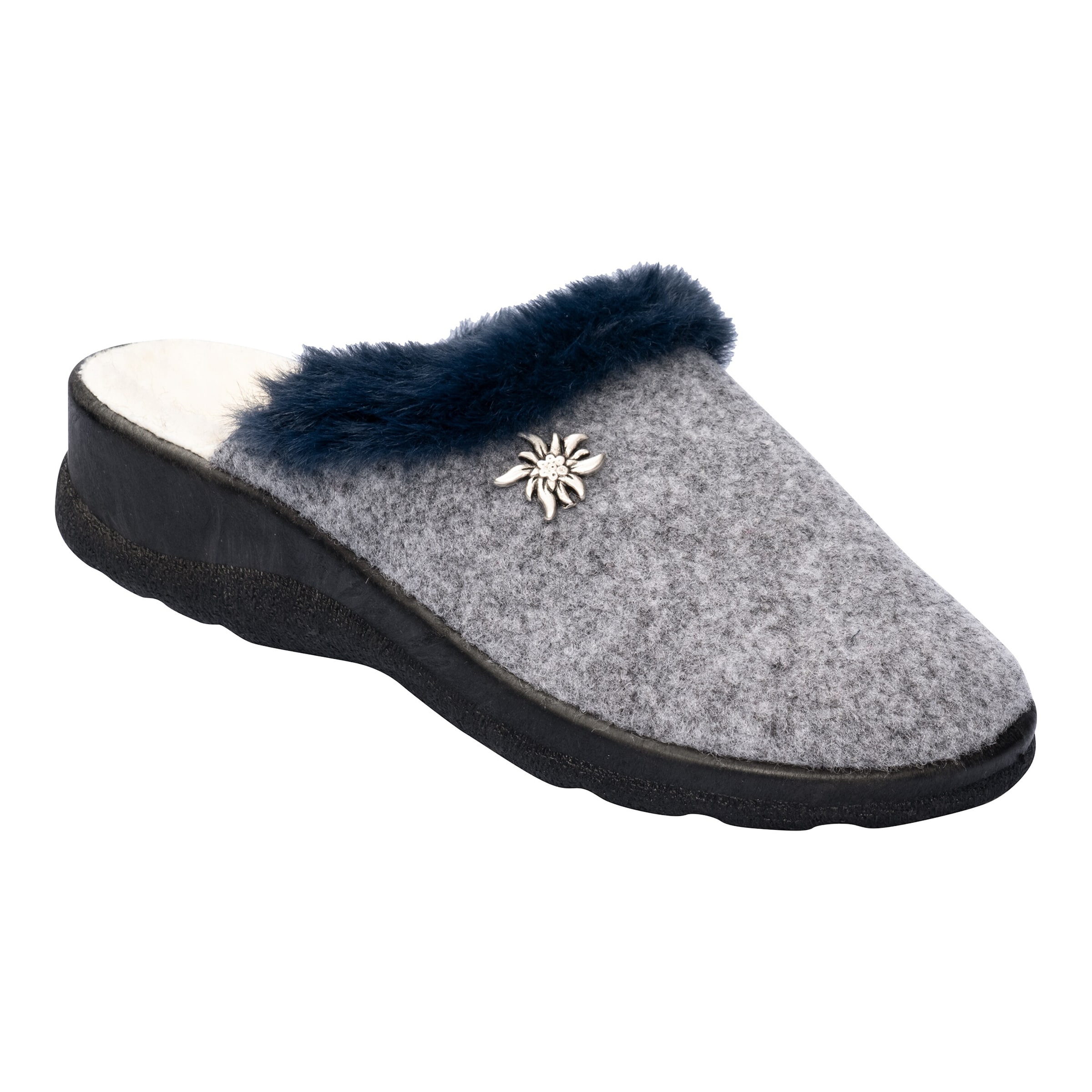 Mules en feutrine «Marina»