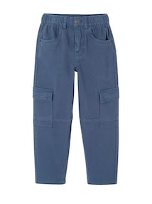 Robuste Cargojeans Jungen Hüftweite SLIM, Bundweite verstellbar