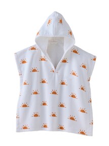 Baby Badeponcho mit Recycling-Baumwolle