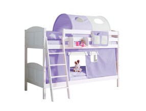 Etagenbett "Erni" Country Kiefer weiß Classic
