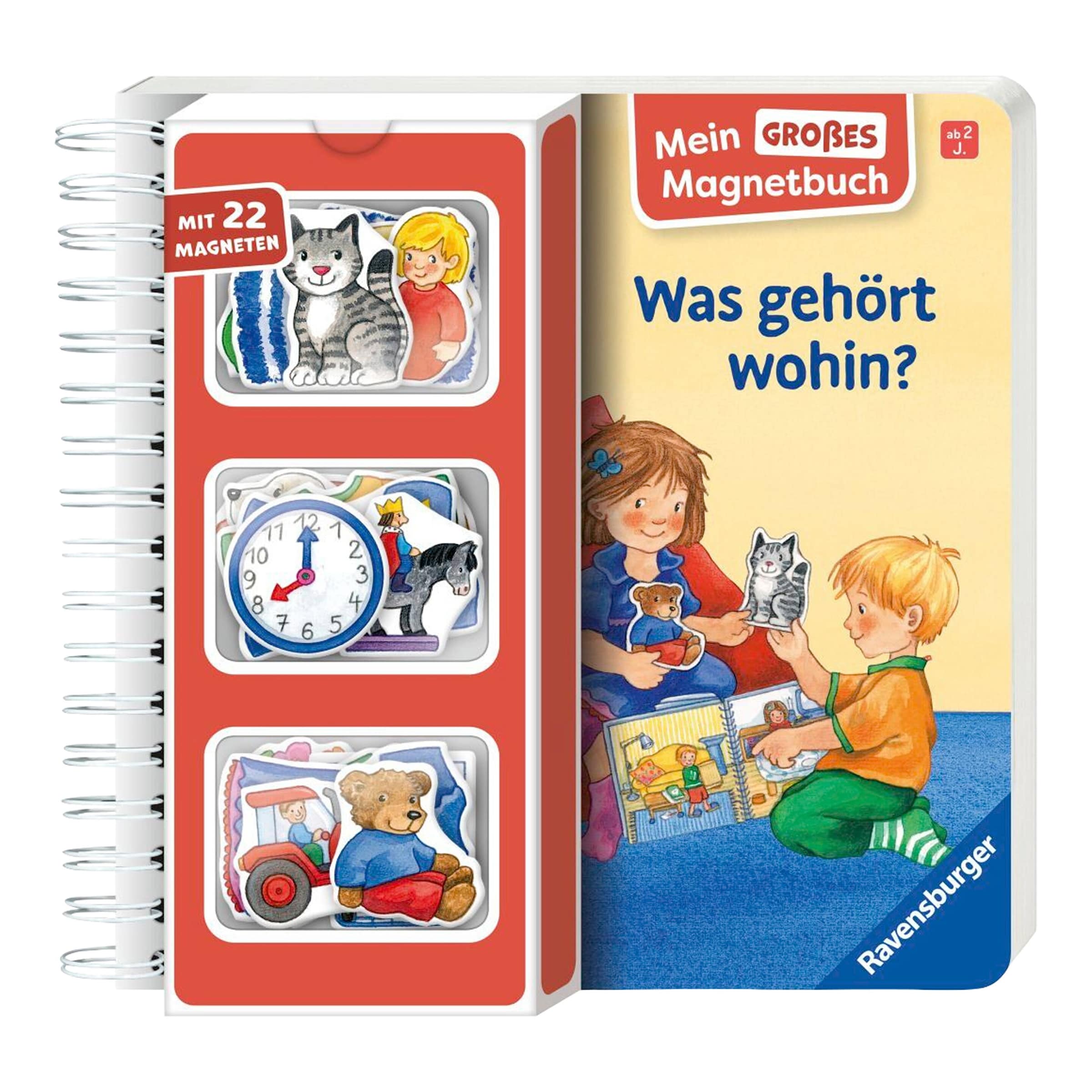 Ravensburger Mein großes Magnetbuch - Was gehört wohin?