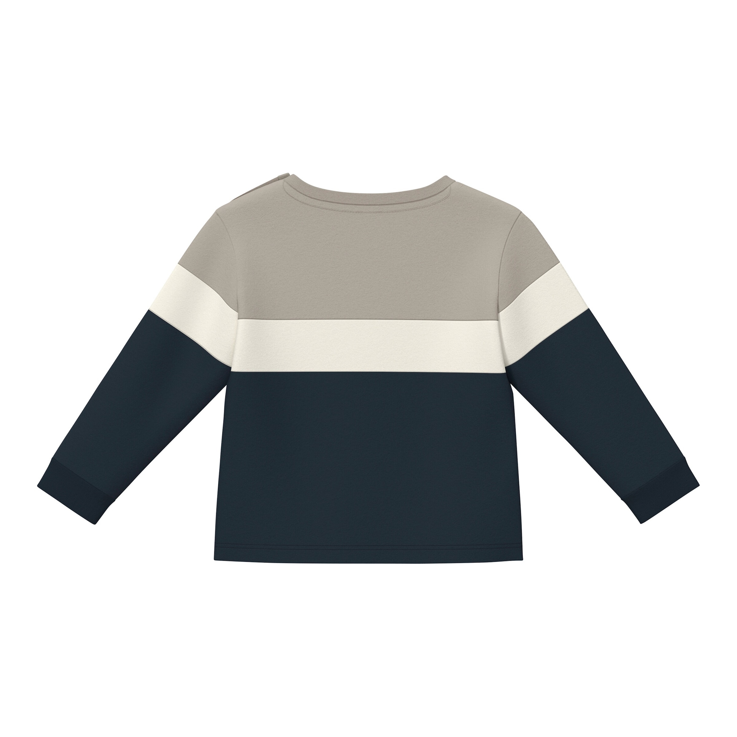 S.Oliver Shirt langarm Hund Colorblock