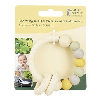 Greifring aus Holz mit Kautschuk