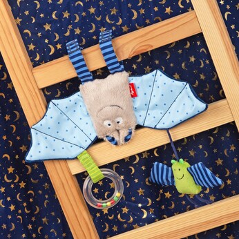 Babyschalenanhänger Fledermaus Baby Bite Me!