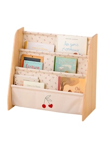 B¸cherregal mit Stofftaschen, Kinderzimmer