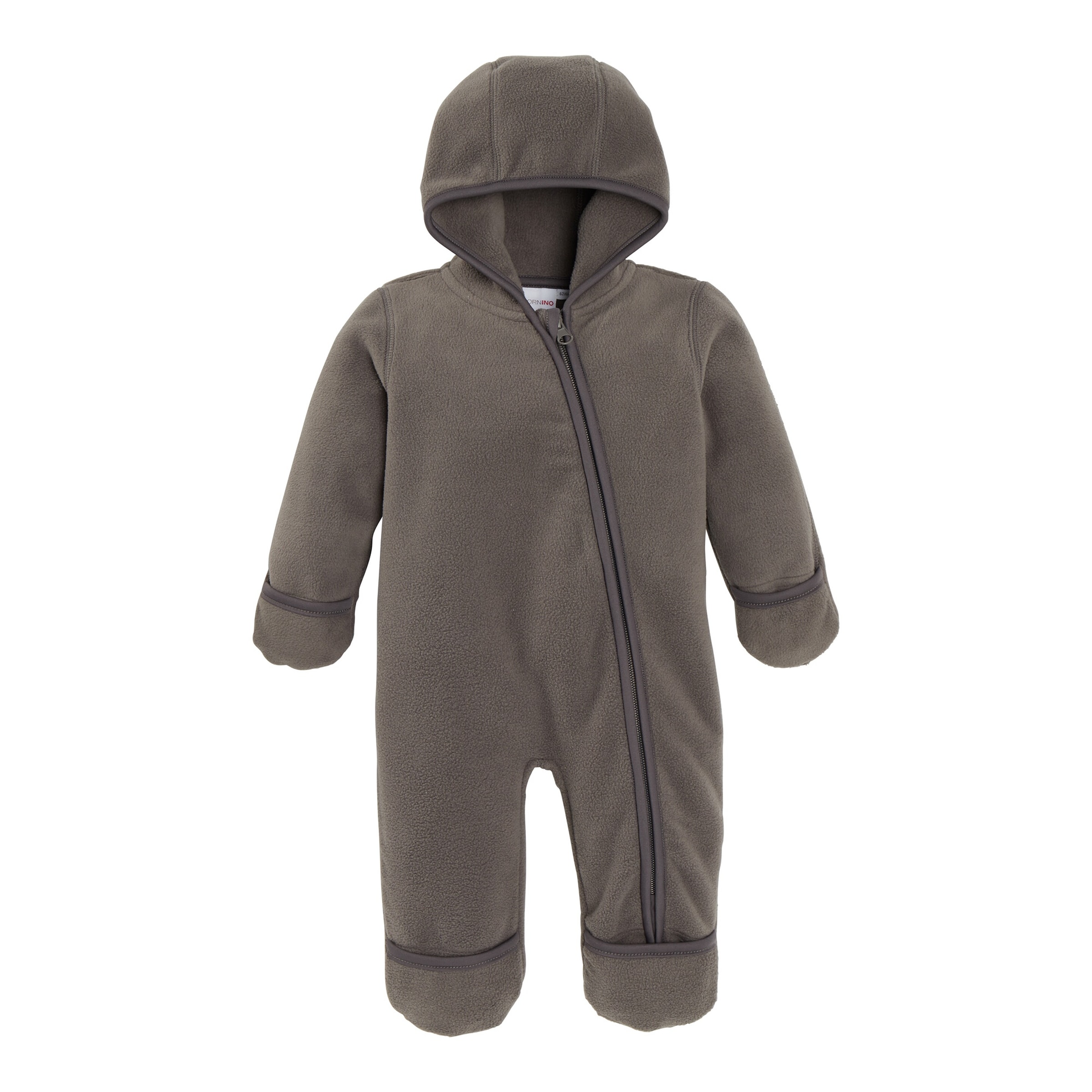Bornino Fleece-Overall mit Kapuze