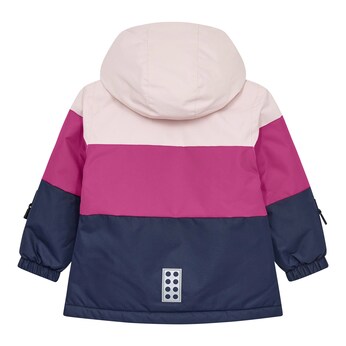 Winterjacke mit abnehmbarer Kapuze LWJER Colorblock