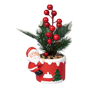 Pot de fruits «Père Noël»