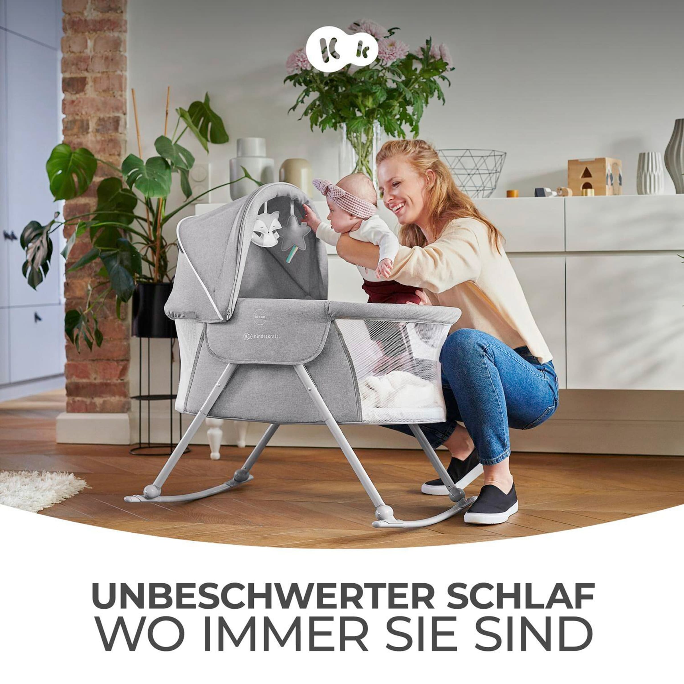 Thumbnail - Kinderkraft Babywiege Lovi 3in1