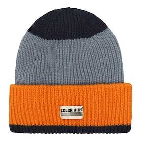 Bonnet Beanie en maille color-blocking