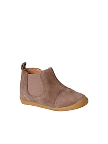 Weiche Baby Leder-Boots mit Reißverschluss und Gummizug