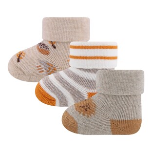 Lot de 3 paires de chaussettes bébé hérisson