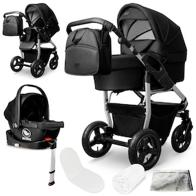 Kinderwagen Capri + Babyschale + Isofix-Station