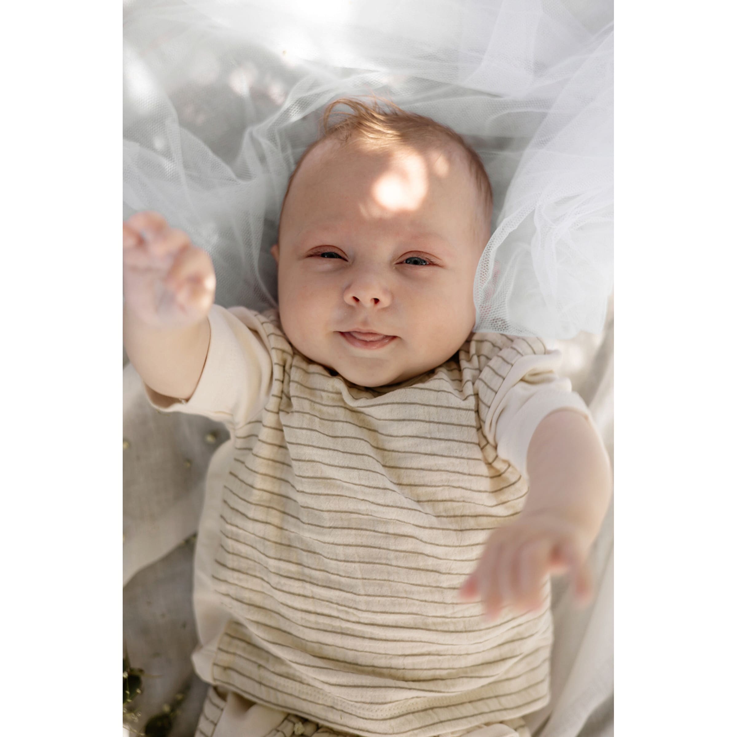 Musselin-T-Shirt Ringel