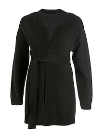Cardigan für Schwangerschaft und Stillzeit, Wollmix