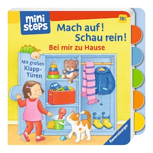 Pappbilderbuch Mach auf! Schau rein! Bei mir zu Hause