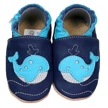 Krabbelschuhe Wal