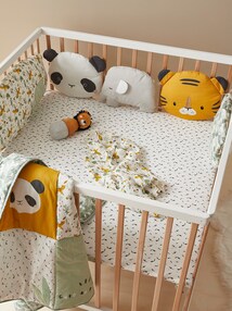 Baby Bettumrandung / Polster für Laufgitter PANDAFREUNDE