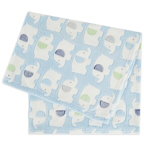Babydecke Jungen Elefanten