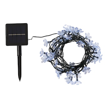 Guirlande lumineuse solaire "Fleurs colorées"
