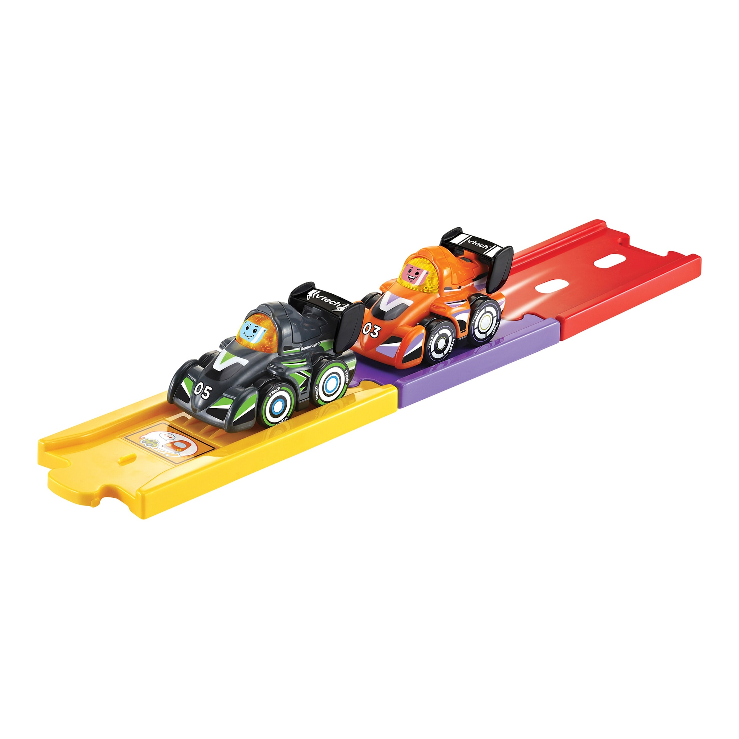 VTech - Tut Tut Baby Flitzer - 2er Set Rennwagen, Multicolor