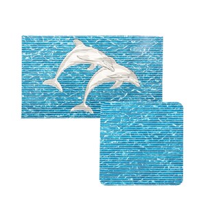 Lot de tapis de bain « Delfin »