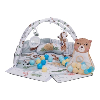 Spielbogen mit Matte & Bällen wildlife 