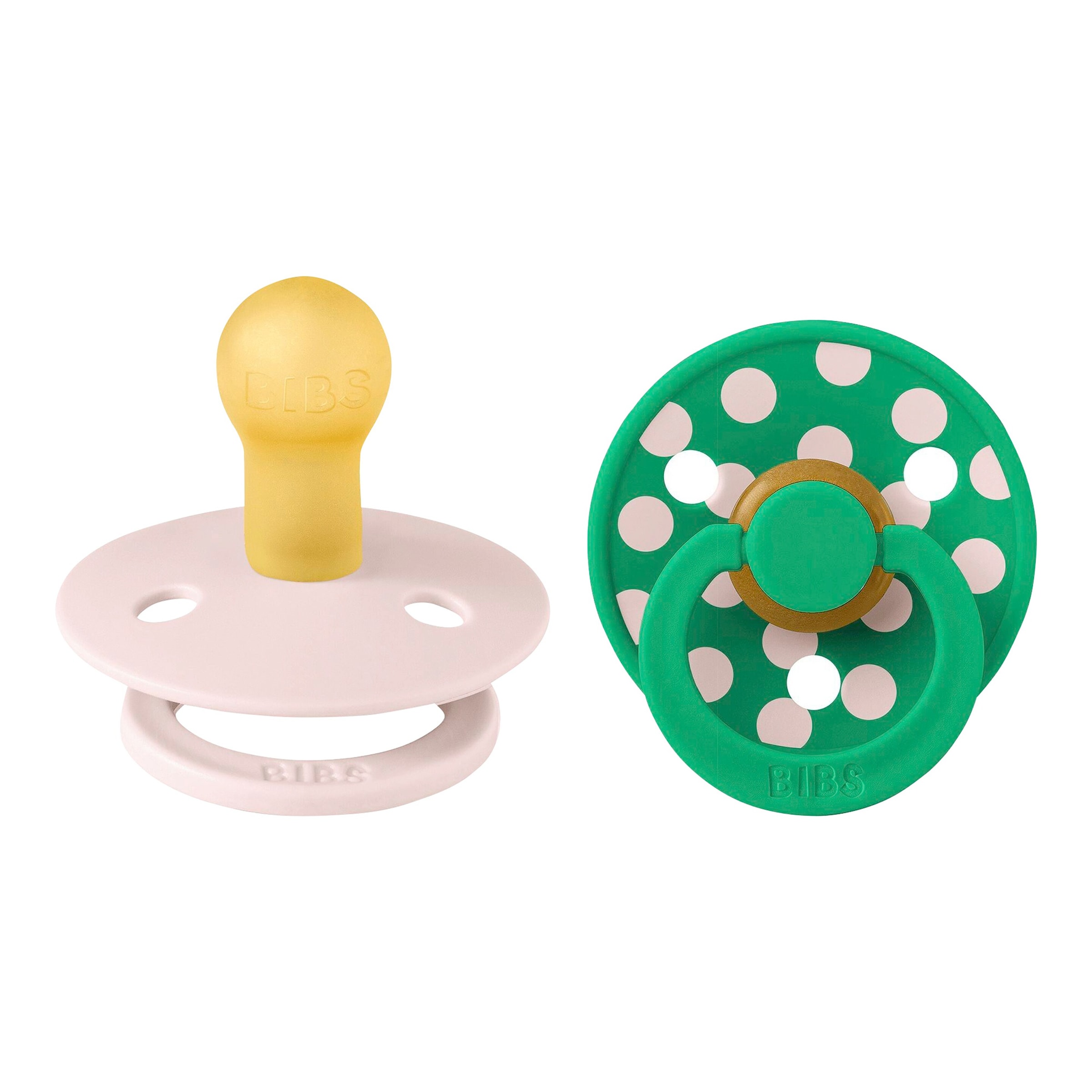 Bibs 2er-Pack Polka Collection Schnuller Latex, 0-6M