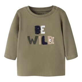 T-shirt manches longues ours Be wild
