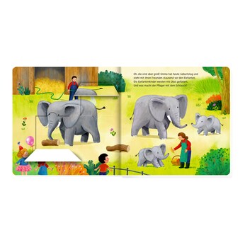 Pappbilderbuch Klapp mal! Schieb mal! - Im Zoo