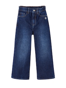 Weite Mädchen Jeans mit Dehnbund, Bundweite verstellbar