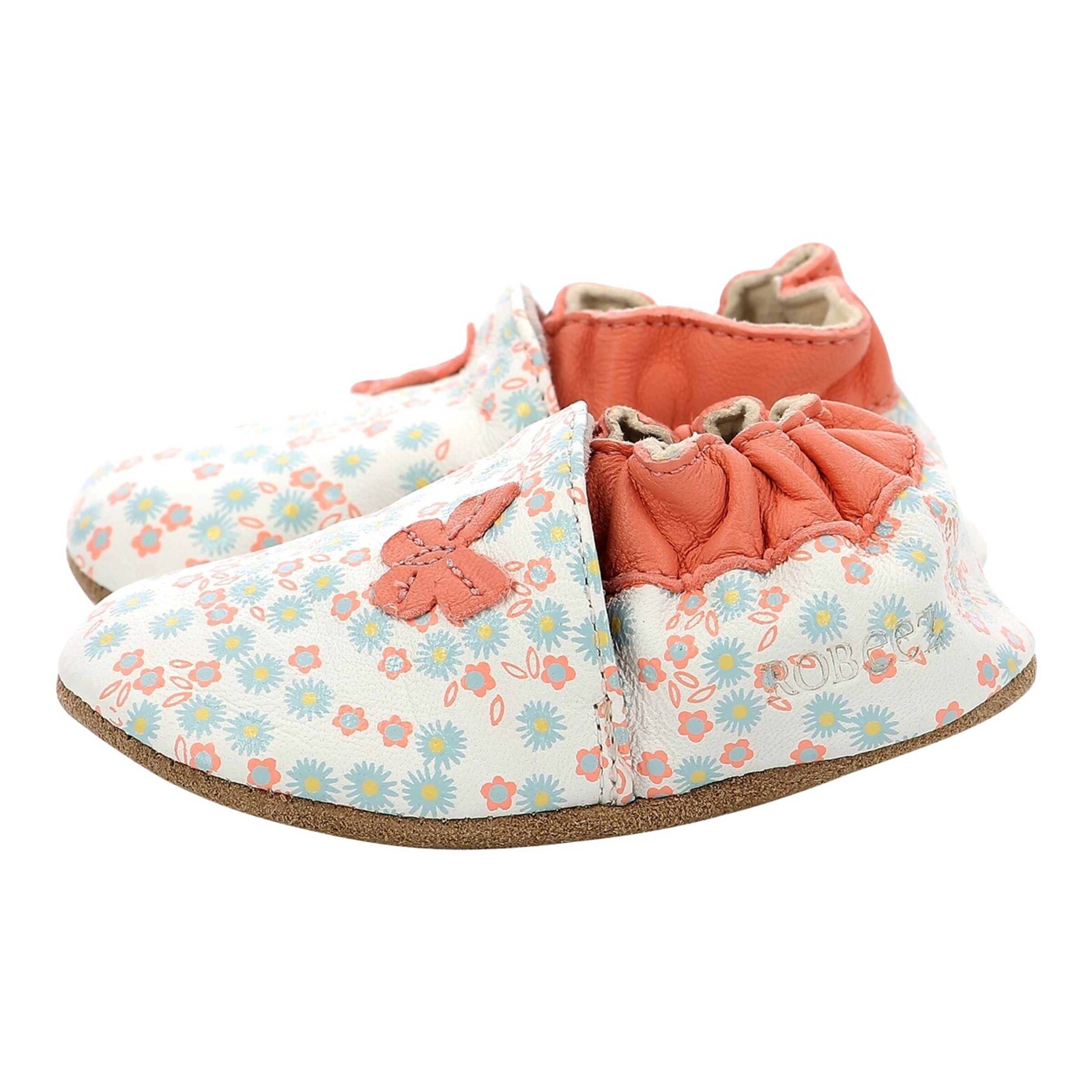 Robeez Chaussures chaussons 4 pattes fleurs baby walz