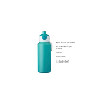 Trinkflasche pop-up 400ml
