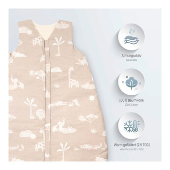 Ganzjahresschlafsack Organic Cotton 2.5 TOG