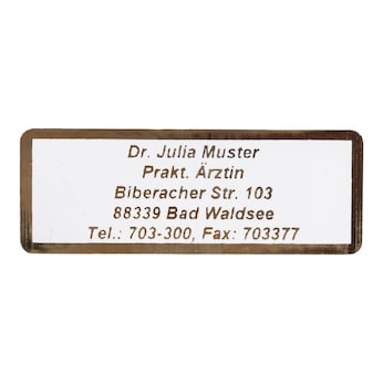 Namensaufkleber "Schrifttyp B"