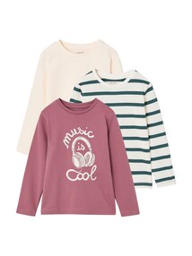3er-Pack Shirts Jungen BASIC