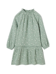 Geblümtes Mädchen Kleid aus Musselin