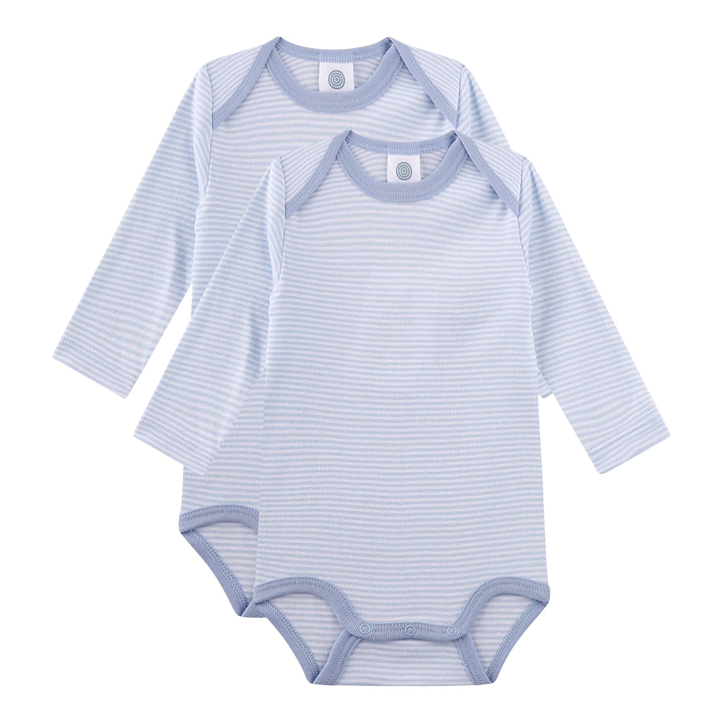 Sanetta 2er-Pack Bodys langarm Ringel