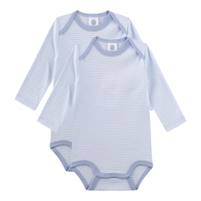2er-Pack Bodys langarm Ringel