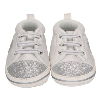 Babyschuhe Glitzer Herz